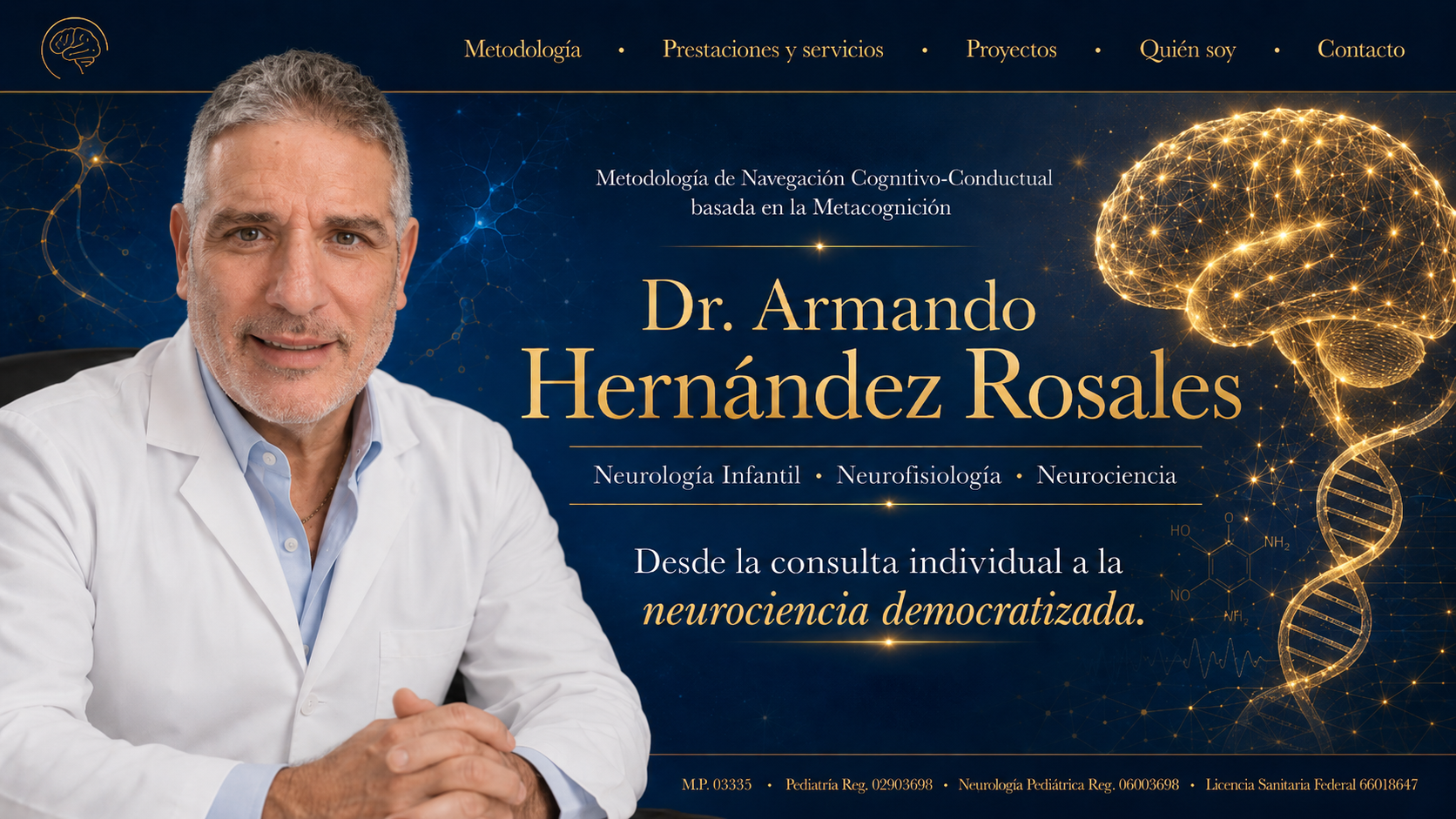 Dr. Armando Hernández Rosales. Metodología de Navegación Cognitivo-Conductual basada en la Metacognición.